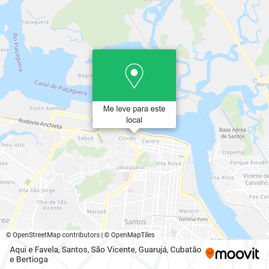 Aqui e Favela mapa