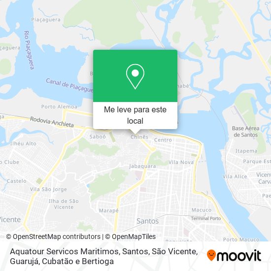 Aquatour Servicos Maritimos mapa