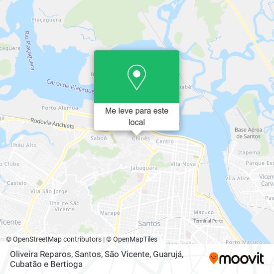 Oliveira Reparos mapa