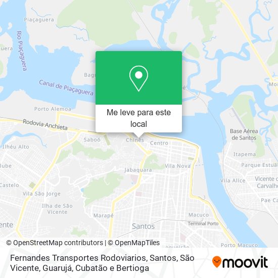 Fernandes Transportes Rodoviarios mapa