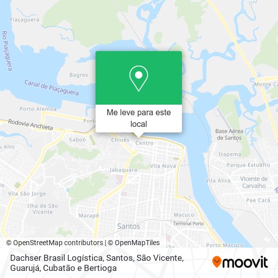 Dachser Brasil Logística mapa