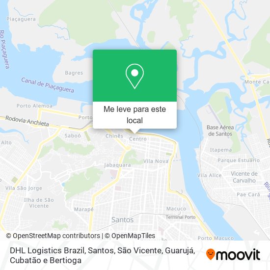 DHL Logistics Brazil mapa