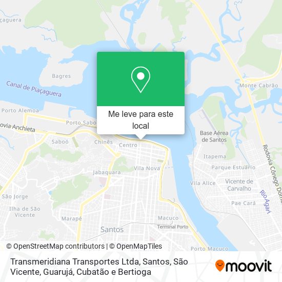Transmeridiana Transportes Ltda mapa