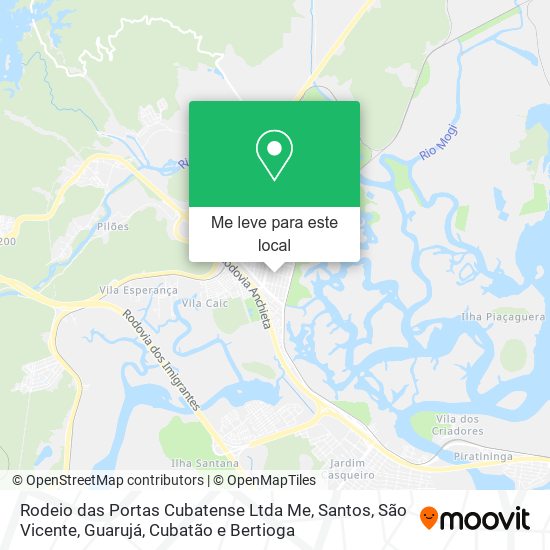 Rodeio das Portas Cubatense Ltda Me mapa