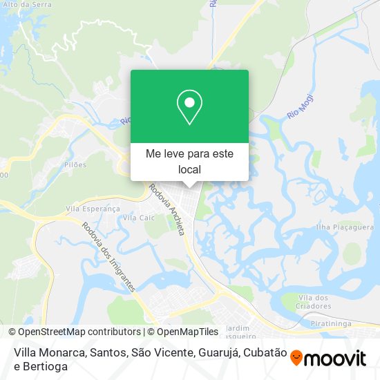 Villa Monarca mapa