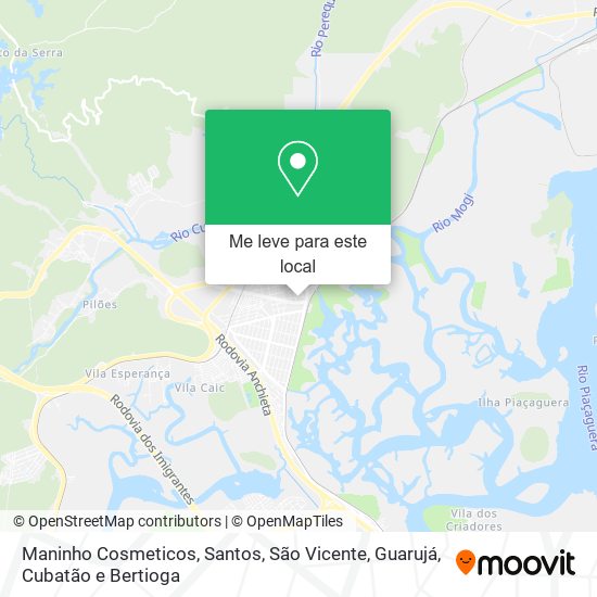 Maninho Cosmeticos mapa