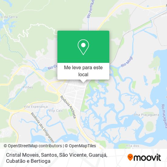 Cristal Moveis mapa
