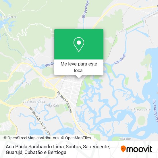 Ana Paula Sarabando Lima mapa