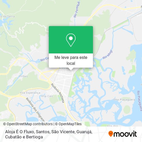 Aloja É O Fluxo mapa
