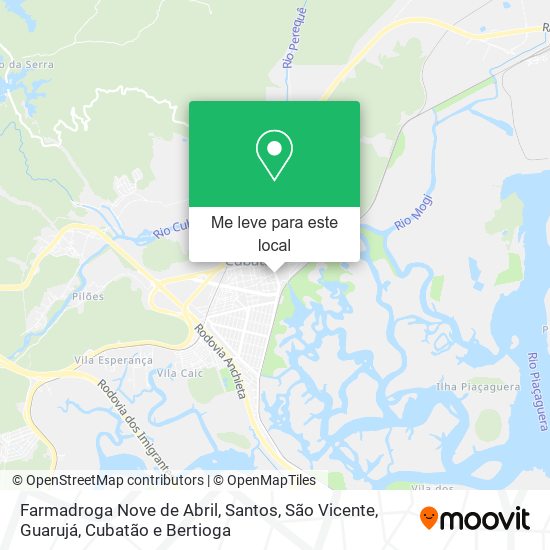 Farmadroga Nove de Abril mapa