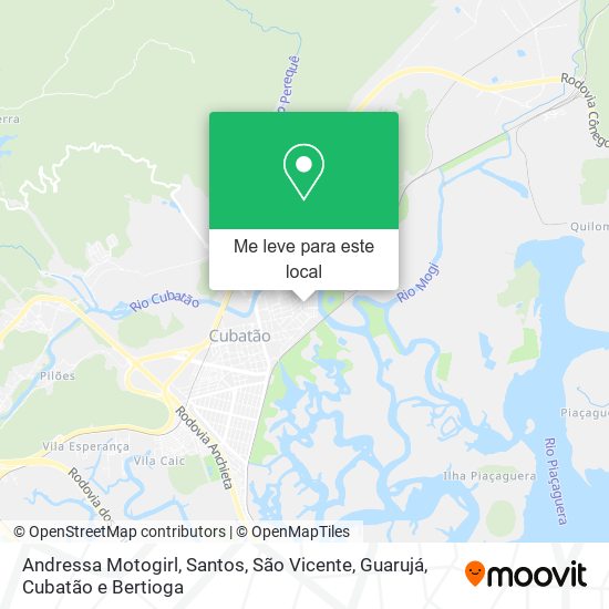 Andressa Motogirl mapa