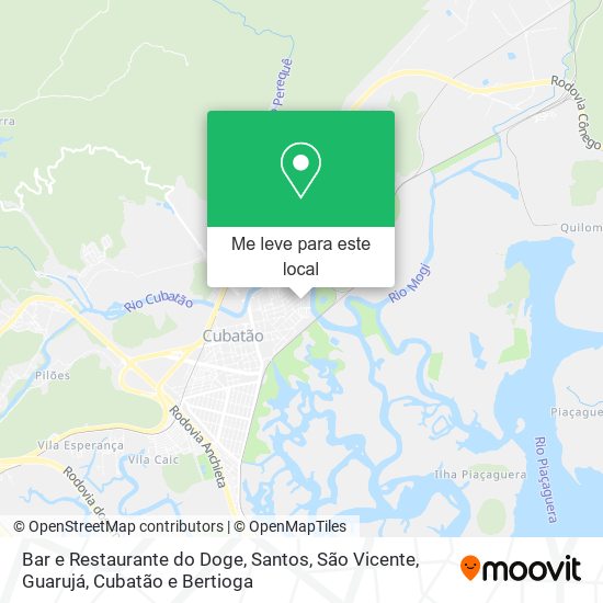 Bar e Restaurante do Doge mapa