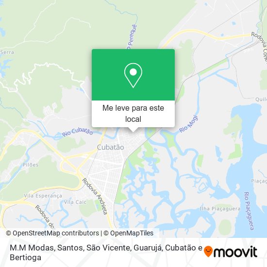 M.M Modas mapa
