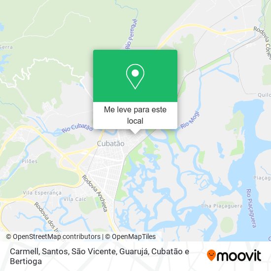 Carmell mapa