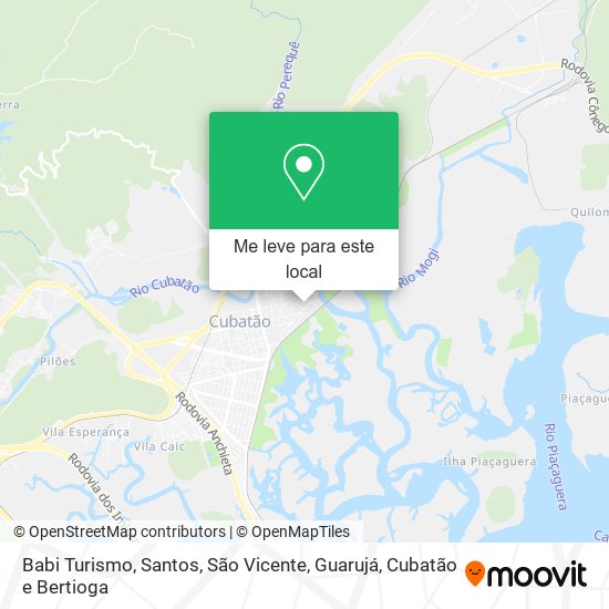 Babi Turismo mapa
