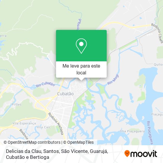 Delicias da Clau mapa