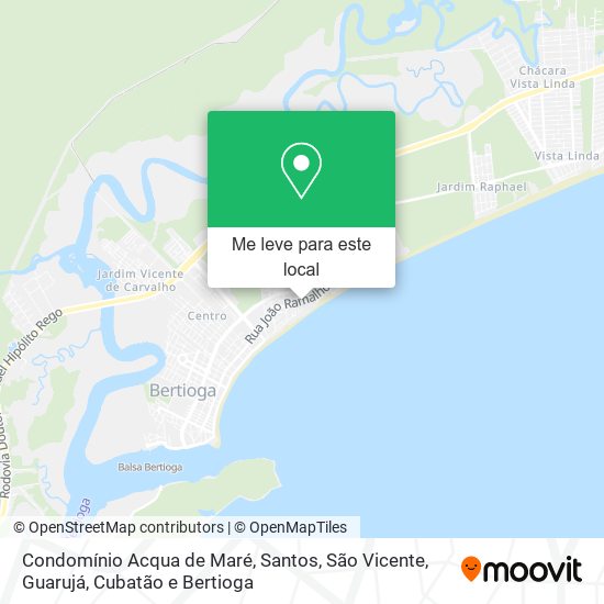 Condomínio Acqua de Maré mapa