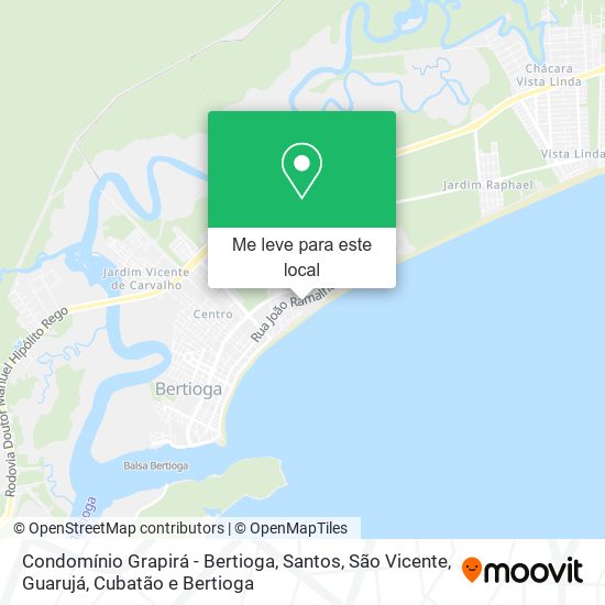 Condomínio Grapirá - Bertioga mapa