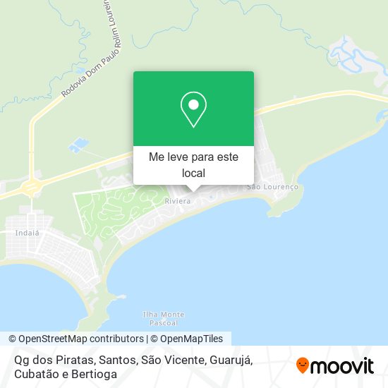 Qg dos Piratas mapa