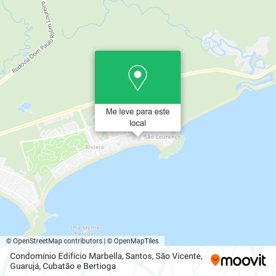 Condomínio Edifício Marbella mapa