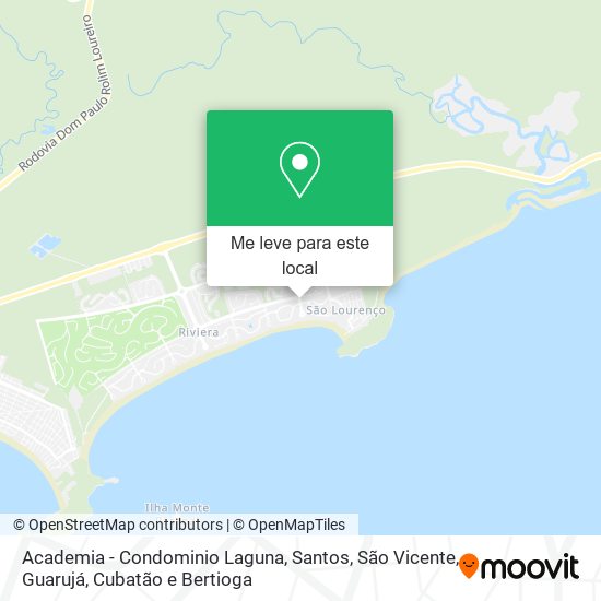 Academia - Condominio Laguna mapa