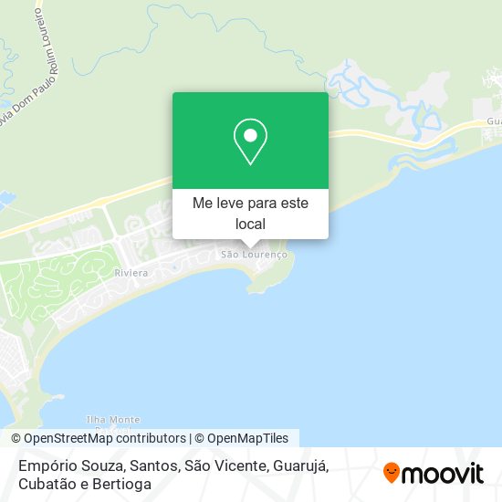 Empório Souza mapa