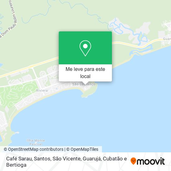 Café Sarau mapa