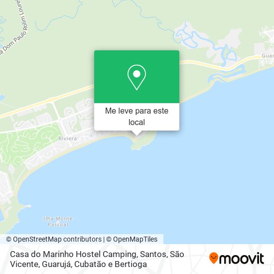 Casa do Marinho Hostel Camping mapa