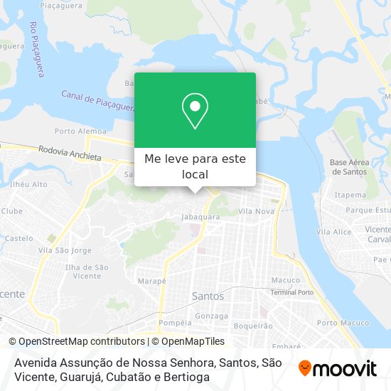 Avenida Assunção de Nossa Senhora mapa