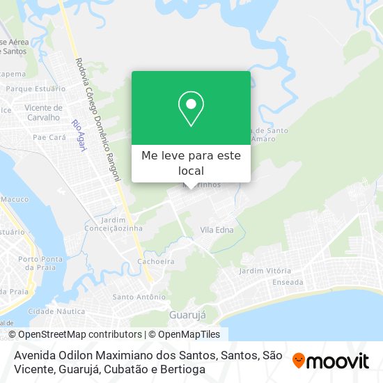 Avenida Odilon Maximiano dos Santos mapa