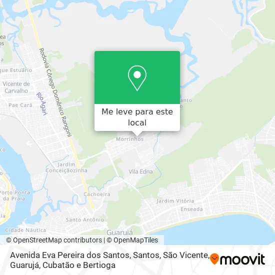 Avenida Eva Pereira dos Santos mapa