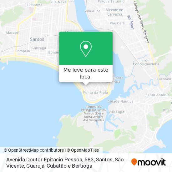 Avenida Doutor Epitácio Pessoa, 583 mapa