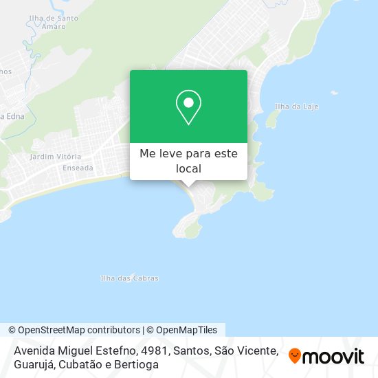 Avenida Miguel Estefno, 4981 mapa