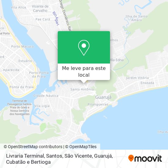 Livraria Terminal mapa