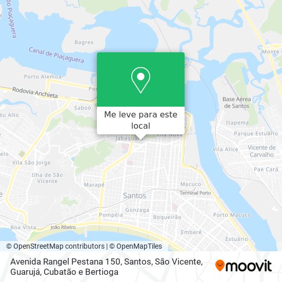 Avenida Rangel Pestana 150 mapa