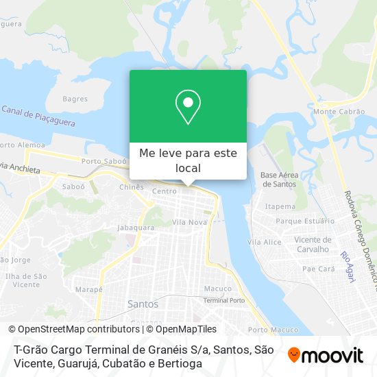 T-Grão Cargo Terminal de Granéis S / a mapa