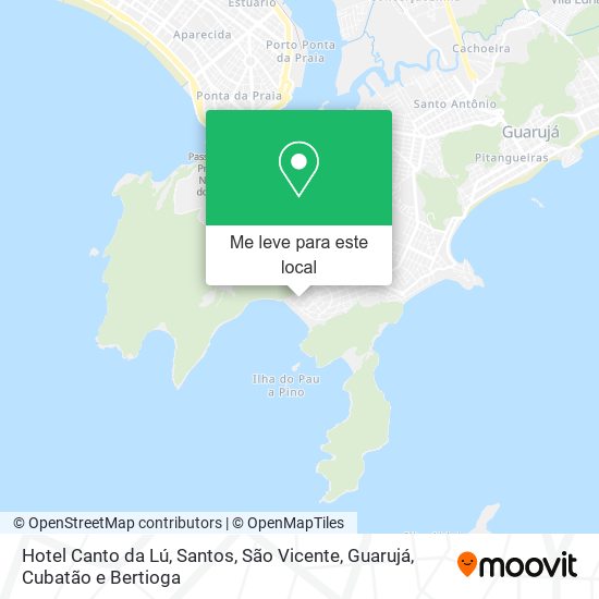 Hotel Canto da Lú mapa