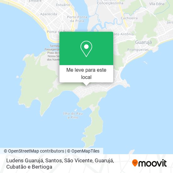 Ludens Guarujá mapa