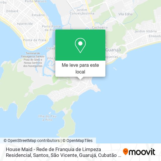 House Maid - Rede de Franquia de Limpeza Residencial mapa