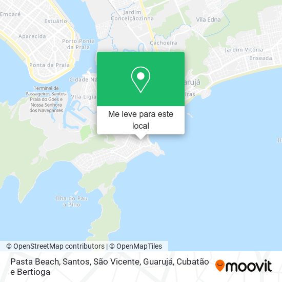 Pasta Beach mapa