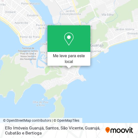 Ello Imóveis Guarujá mapa