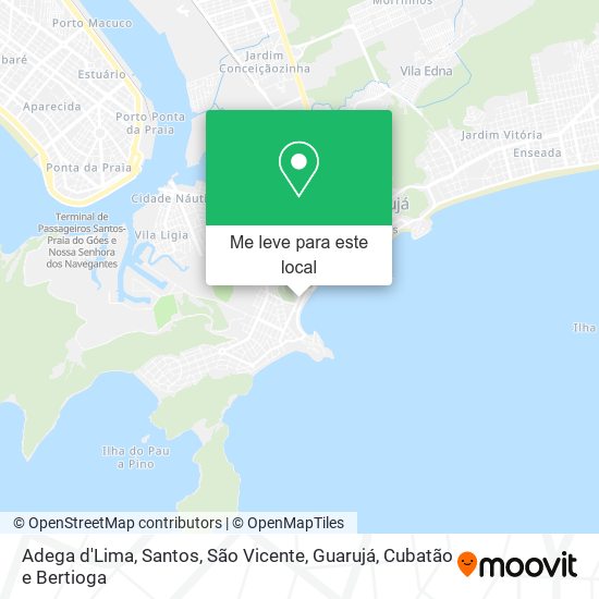 Adega d'Lima mapa