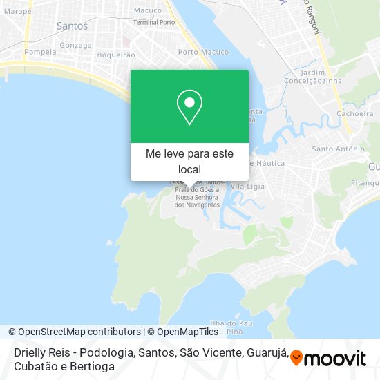 Drielly Reis - Podologia mapa