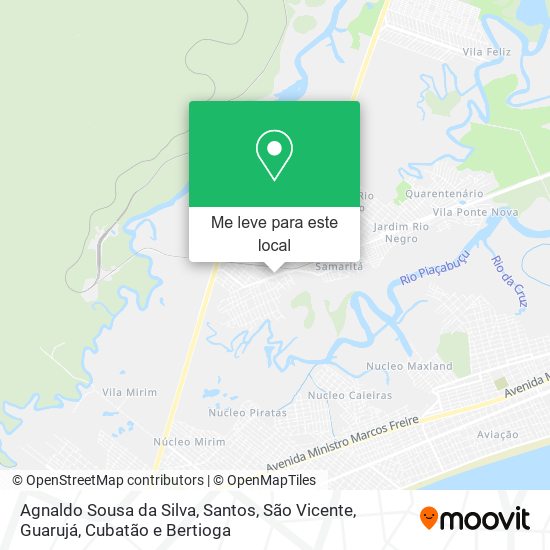 Agnaldo Sousa da Silva mapa