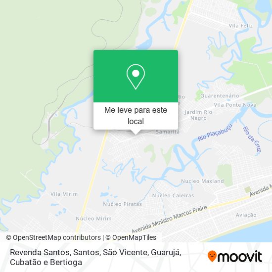 Revenda Santos mapa