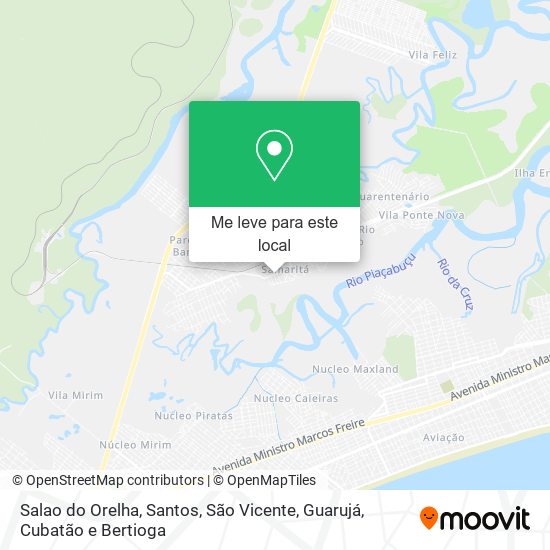 Salao do Orelha mapa