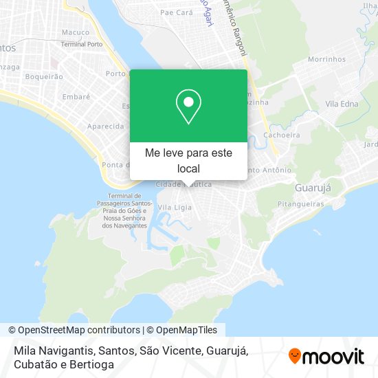 Mila Navigantis mapa