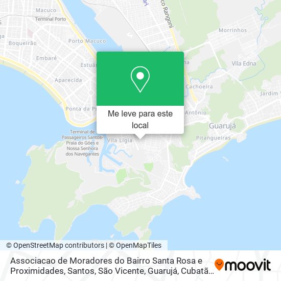 Associacao de Moradores do Bairro Santa Rosa e Proximidades mapa