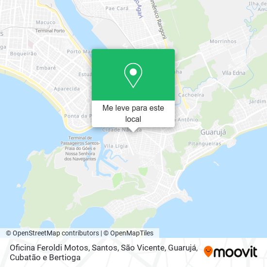 Oficina Feroldi Motos mapa