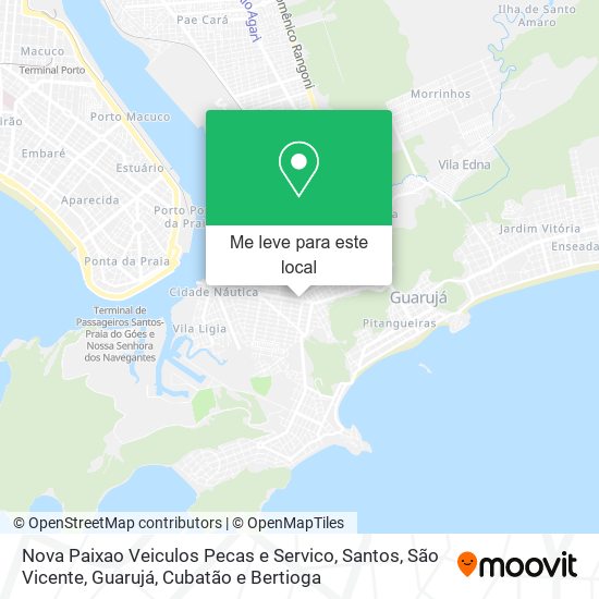 Nova Paixao Veiculos Pecas e Servico mapa